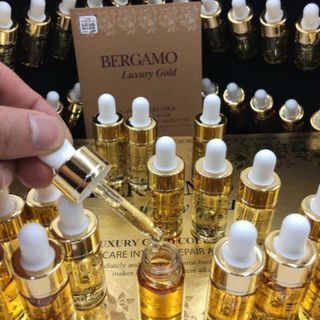 Bộ 20 Chai Serum Bergamo Luxury Gold Caviar Collagen - Chính Hãng