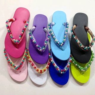dép đính cườm