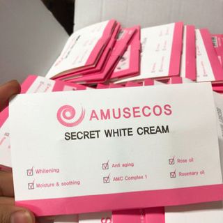 Se khít và làm hồng cô bé Secret white cream