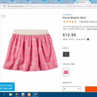 Chân váy Carters xuất dư - Hàng sẵn