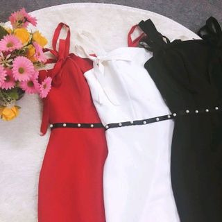 Váy 2 dây thiết kế