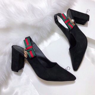 giày sandal gót vuông quai