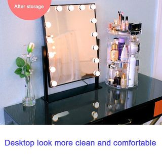 Kệ Mỹ Phẩm Xoay 360 Độ