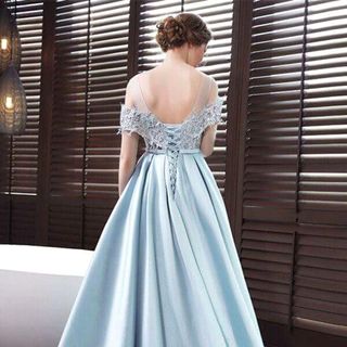ĐẦM MAXI DẠ HỘI KHOÉT VAI