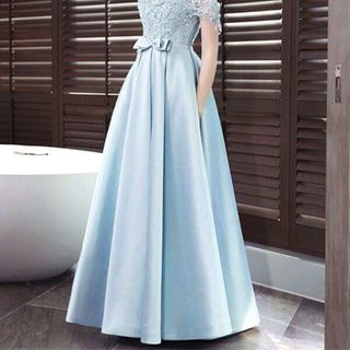 ĐẦM MAXI DẠ HỘI KHOÉT VAI