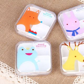 Combo 2 Hộp Đựng Thuốc 4 Ngăn Hình Thú