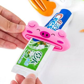 Combo 5 dụng cụ kẹp kem đánh răng hình thú