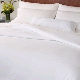 Bộ Drap cotton trắng trơn 1m6x2m cho khách sạn giá sỉ ga trải giường