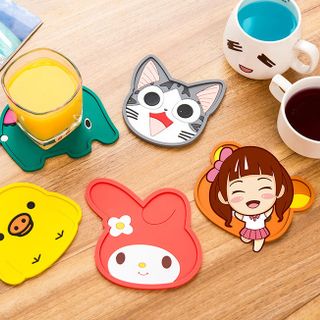 Combo 5 Miếng Lót Ly Hình Thú