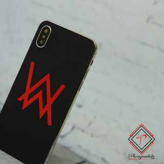 Miếng dán da điện thoại Alan Walker Đỏ tất cả các dòng trên thị trường