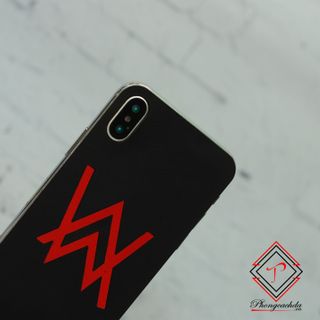Miếng dán da điện thoại Alan Walker Đỏ tất cả các dòng trên thị trường