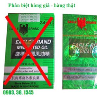 Dầu gió xanh con ó sách tay USA