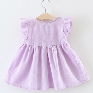 váy cổ chéo đính nơ