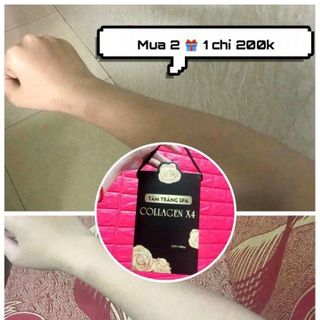 kem tắm trắng an toàn collagen x4 hộp lớp - 5sp giá 80k giá sỉ​/hộp