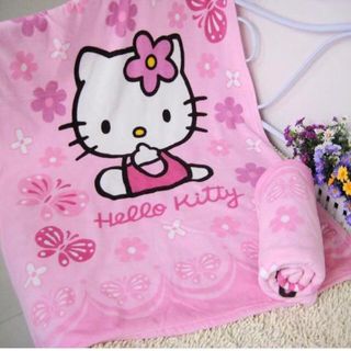 CHĂN MỀM CHO EM BÉ HÌNH KITTY DÀI 1M giá sỉ