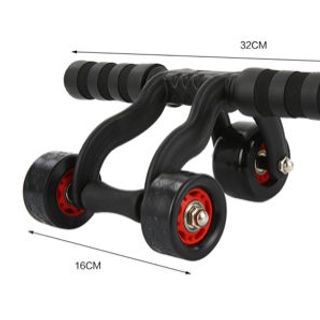 con lăn tập bụng 4 bánh