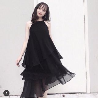 đầm voan 3 tầng