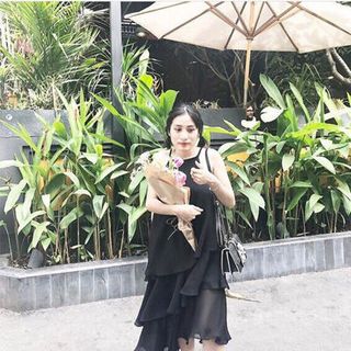 đầm voan 3 tầng