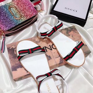 giày sandal bệt nơ cute
