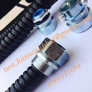 ống kẽm đàn hồi bọc nhựa ống ruột gà luồn dây cáp điện