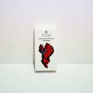 Cáp sạc iphone 6S cá chép đỏ –box lớn nguyên seal