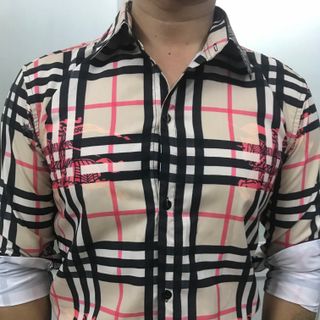 Áo sơ mi nam in họa tiết P52