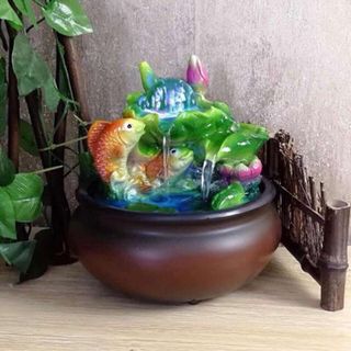 tháp nước phong thủy cá