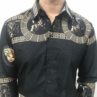 Áo sơ mi nam in họa tiết P55