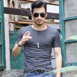 Áo thun nam trơn cotton ATT1