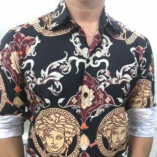Áo sơ mi nam in họa tiết P53