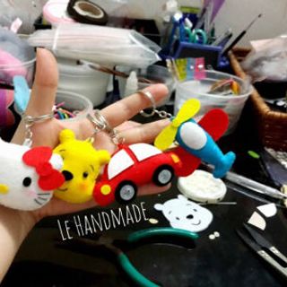 Móc khoá vải nỉ handmade