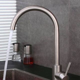 Vòi rửa bát Inox cổ ngỗng