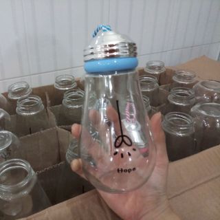 Bình nước bóng đèn củ tỏi 470ml