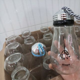 Bình nước bóng đèn củ tỏi 470ml