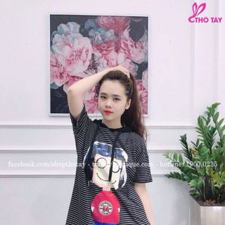 đầm chất liệu vải poly