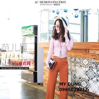 Quần ống suông Hot Trend 2019