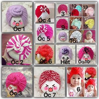 Mũ turban cho bé