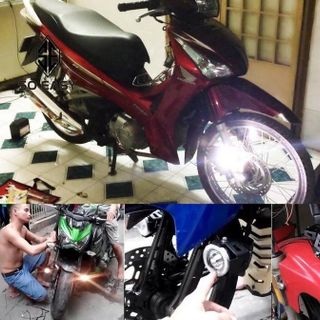 Đèn Pha Led Exciter 150 đèn Led siêu sáng đèn pha trợ sáng cho xe máy xe điệnOTM003