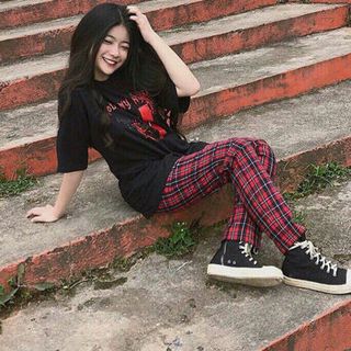 quần baggy sọc về sll