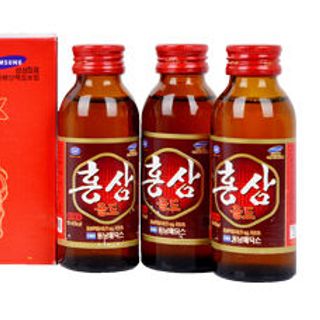 Hộp 10 chai nước hồng sâm cahi nhỏ 100 ml