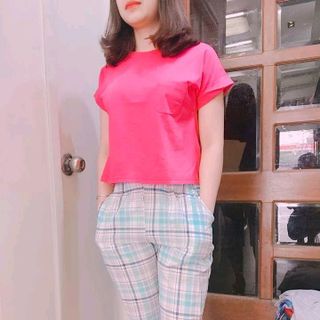 bộ crop top vải đẹp thanh lý