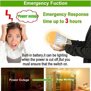 Bóng đèn led tích điện thông minh 12w giá sỉ