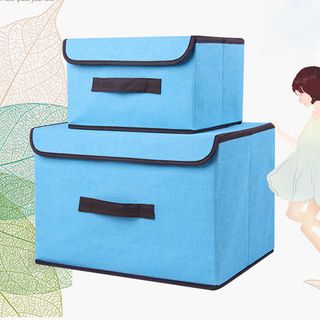Combo 2 Tủ Vải Khung Cứng hết nâu đậm xám