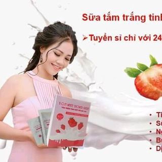 tắm trắng dâu tây sữa tươi giá sỉ