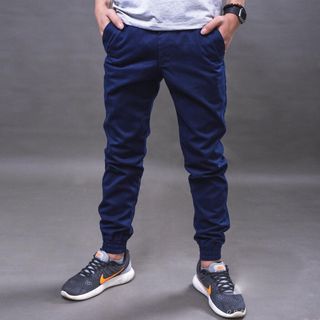 Quần Jogger kaki hàn quốc màu xanh bộ đội