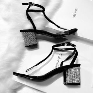 giày sandal got vuông đính hạt