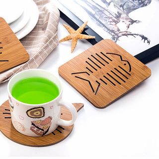 Combo 2 Lót Nồi Gỗ Hình Thú