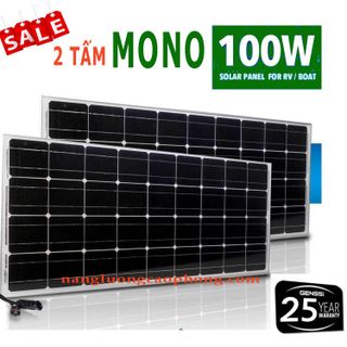 Tấm pin năng lượng mặt trời Mono 100Wpv - solar panels 100wpv mono