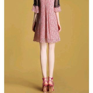 Đầm Lụa Phối Ren