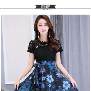 Đầm Ren Chân Vấy 2 Màu
